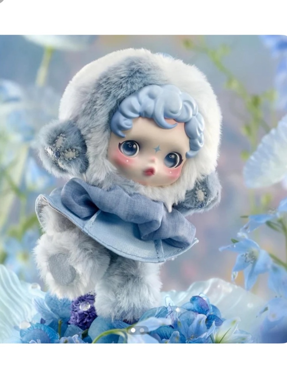 BNIB “Dew” Skullpanda L'impressionnisme Series Plush Doll